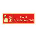 Houd Brandalarm Vrij