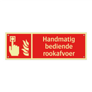 Handmatig bediende rookafvoer