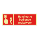 Handmatig bediende rookafvoer