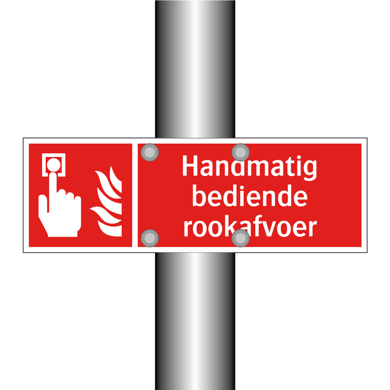 Handmatig bediende rookafvoer