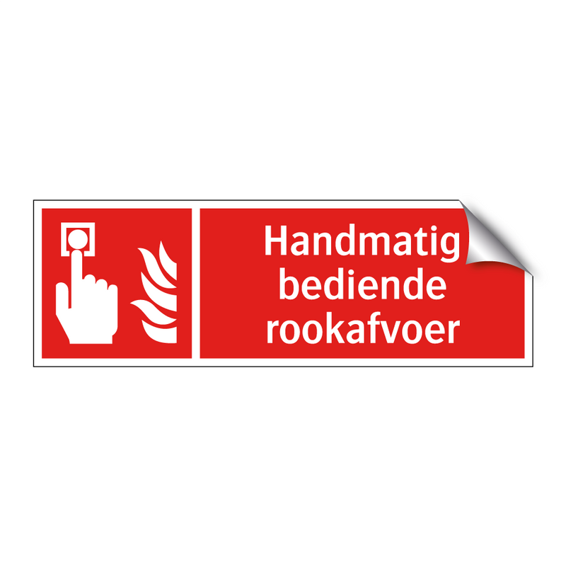 Handmatig bediende rookafvoer