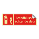 Brandblusser achter de deur