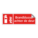 Brandblusser achter de deur
