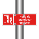 Houd de branddeur gesloten
