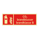 CO₂ brandblusser brandklasse B