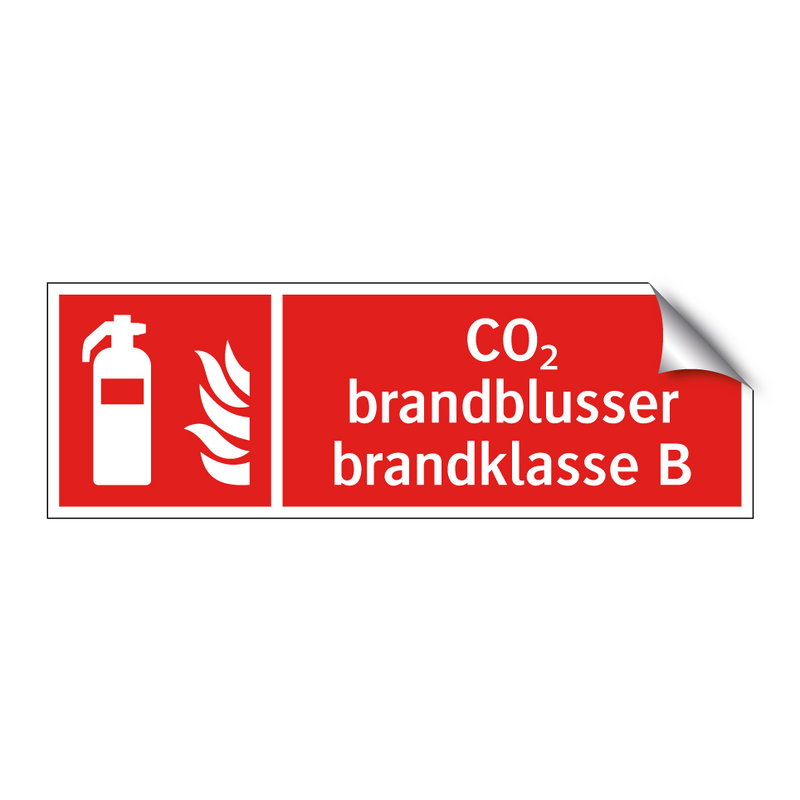 CO₂ brandblusser brandklasse B