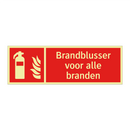 Brandblusser voor alle branden