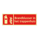 Brandblusser in het trappenhuis
