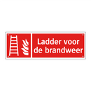 Ladder voor de brandweer
