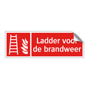 Ladder voor de brandweer
