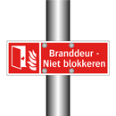 Branddeur - Niet blokkeren