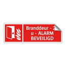 Branddeur - 24 u - ALARM BEVEILIGD