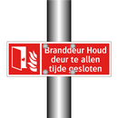 Branddeur Houd deur te allen tijde gesloten