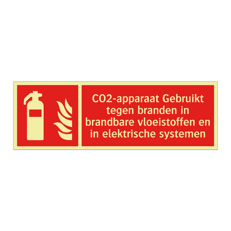 CO2-apparaat Gebruikt tegen branden in brandbare vloeistoffen en in elektrische systemen