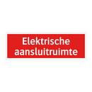 Elektrische aansluitruimte