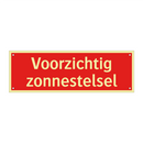 Voorzichtig zonnestelsel