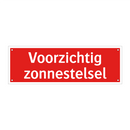 Voorzichtig zonnestelsel