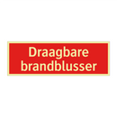 Draagbare brandblusser