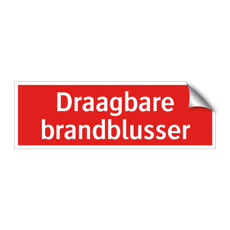 Draagbare brandblusser