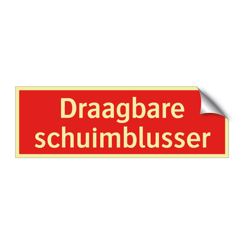 Draagbare schuimblusser