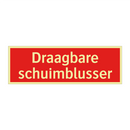 Draagbare schuimblusser