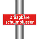 Draagbare schuimblusser