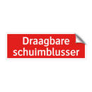 Draagbare schuimblusser