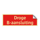 Droge B-aansluiting