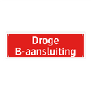 Droge B-aansluiting