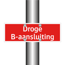 Droge B-aansluiting