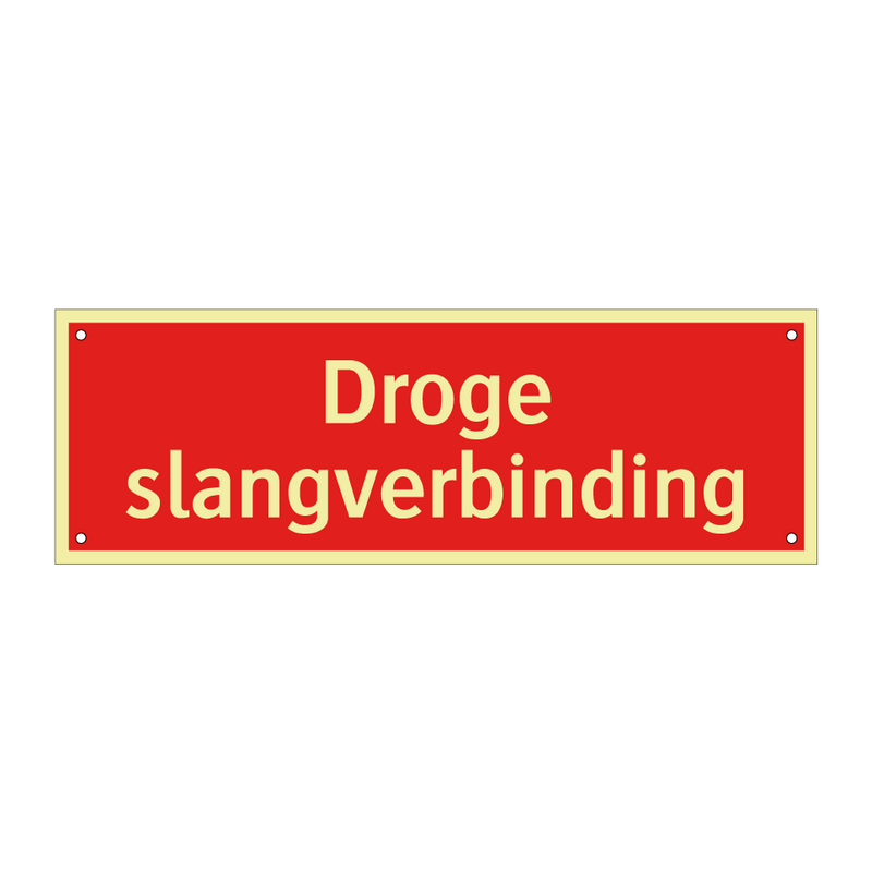 Droge slangverbinding