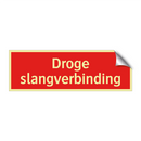 Droge slangverbinding