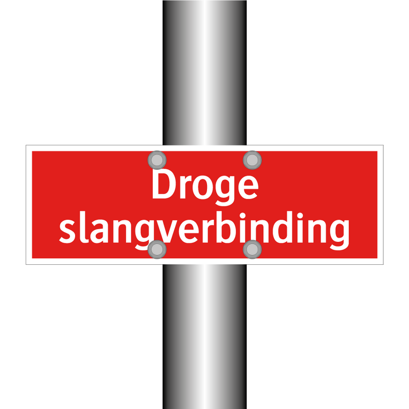 Droge slangverbinding