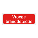 Vroege branddetectie
