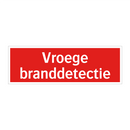 Vroege branddetectie