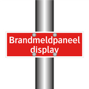 Brandmeldpaneel display