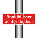 Brandblusser achter de deur