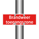 Brandweer toegangszone