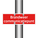 Brandweer communicatiepunt