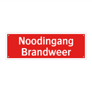 Noodingang Brandweer
