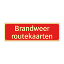 Brandweer routekaarten