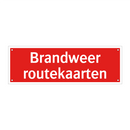 Brandweer routekaarten
