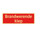 Brandwerende klep