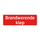 Brandwerende klep