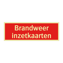 Brandweer inzetkaarten