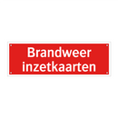 Brandweer inzetkaarten
