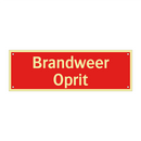 Brandweer Oprit
