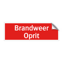 Brandweer Oprit