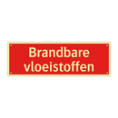 Brandbare vloeistoffen