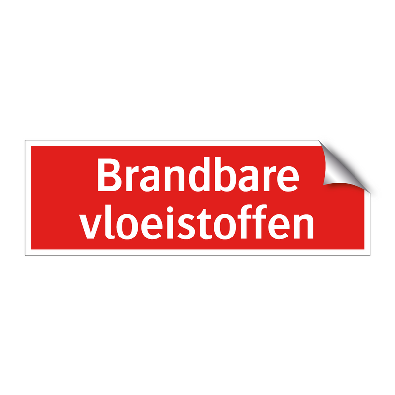 Brandbare vloeistoffen